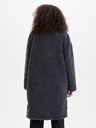 Orsay Temno siv ženski plašč iz umetnega krzna ORSAY