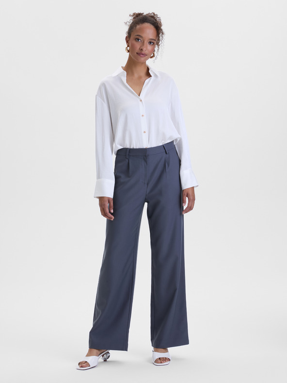 Orsay Temno sive široke ženske hlače ORSAY