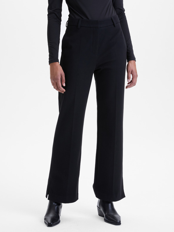 Orsay Črne ravne ženske hlače ORSAY