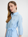 Orsay Modra ženska srajčna obleka ORSAY