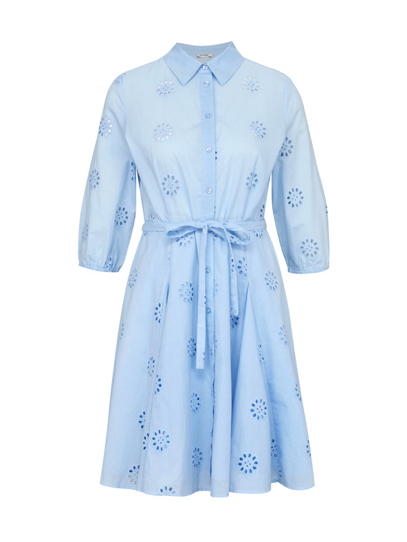 Orsay Modra ženska srajčna obleka ORSAY