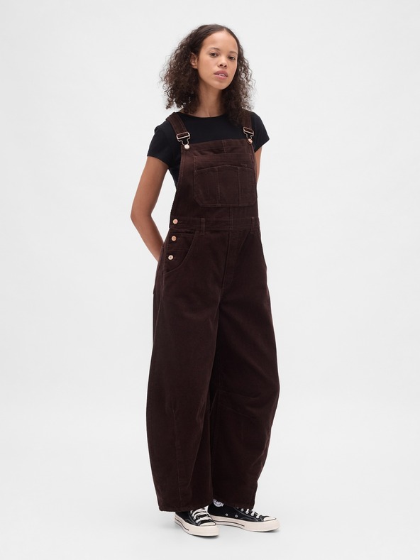 GAP Žametne hlače z naprsnikom Horseshoe GAP