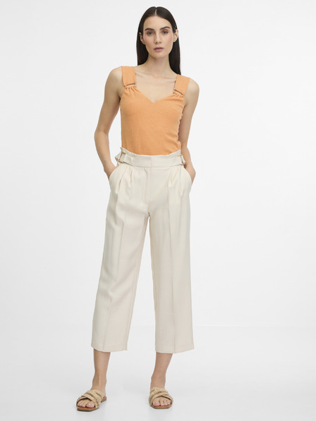 Orsay Oranžna ženska majica brez rokavov ORSAY