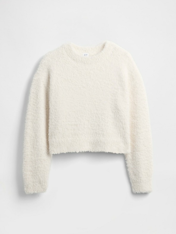 GAP Otroški kosmat pulover GAP