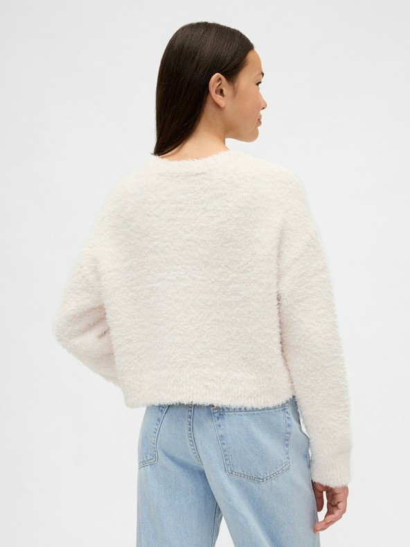 GAP Otroški kosmat pulover GAP