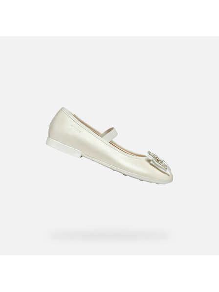 Geox Bele dekliške balerinke Geox Plie'