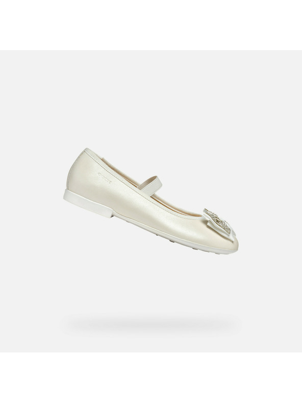 Geox Bele dekliške balerinke Geox Plie'