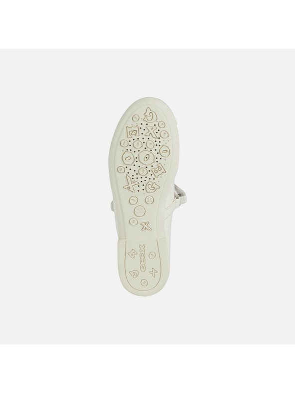 Geox Bele dekliške balerinke Geox Plie