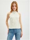 Orsay Krem ženski čipkast top ORSAY