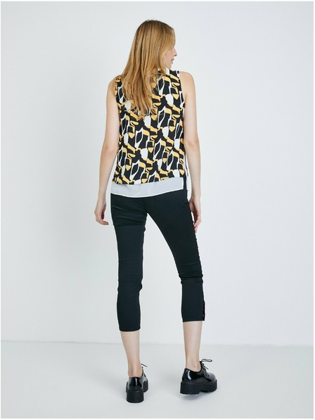 Orsay Belo-črna vzorčasta bluza ORSAY