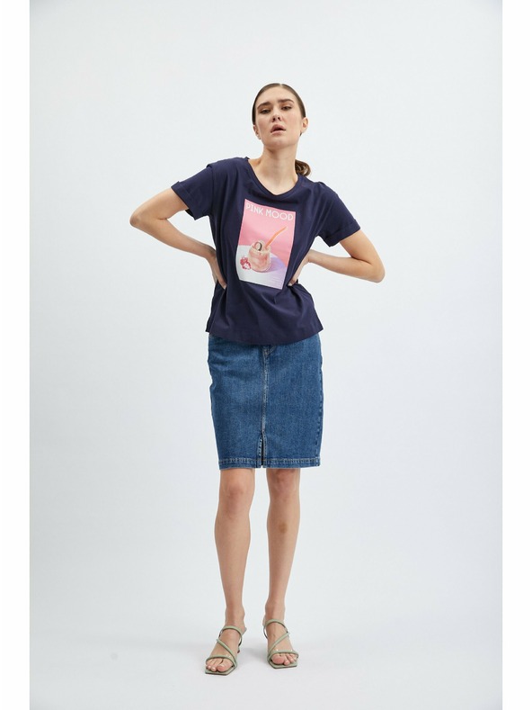 Orsay Temno modra ženska majica ORSAY