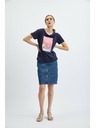 Orsay Temno modra ženska majica ORSAY