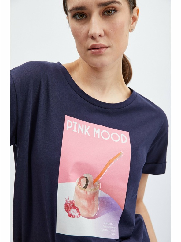 Orsay Temno modra ženska majica ORSAY