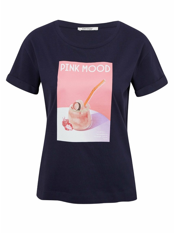 Orsay Temno modra ženska majica ORSAY