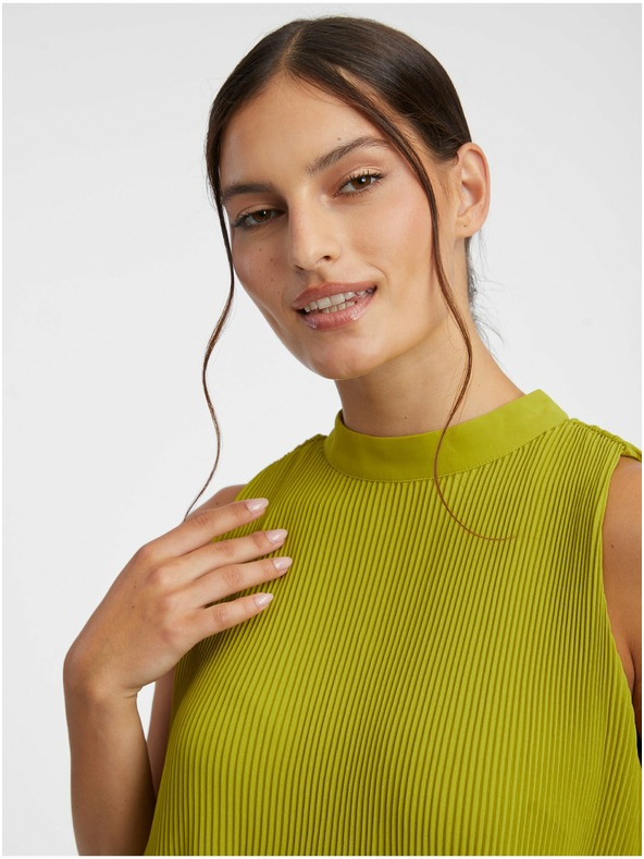 Orsay Zelena ženska rebrasta bluza ORSAY