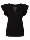 Orsay Črna ženska majica s kratkimi rokavi ORSAY