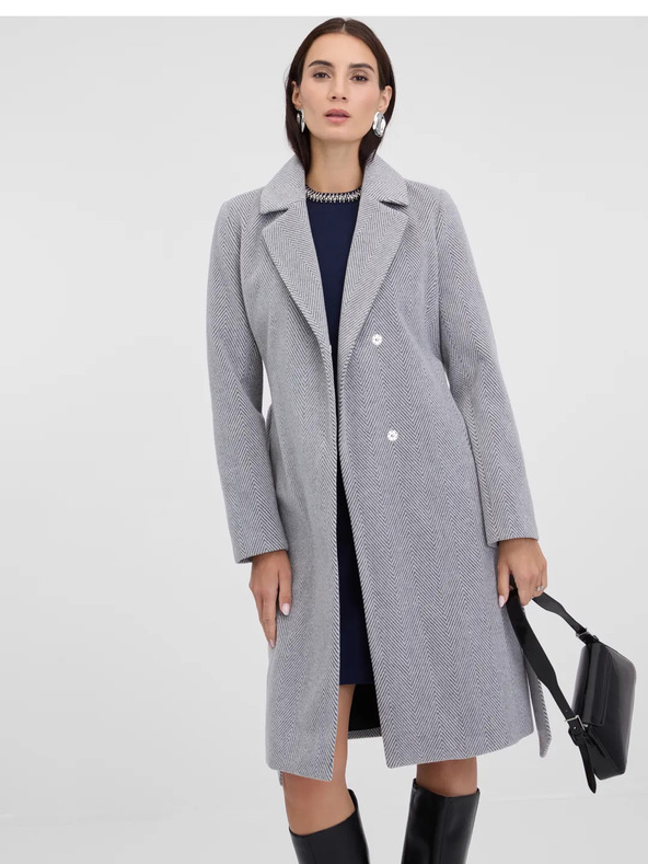 Orsay Siv ženski zimski plašč ORSAY