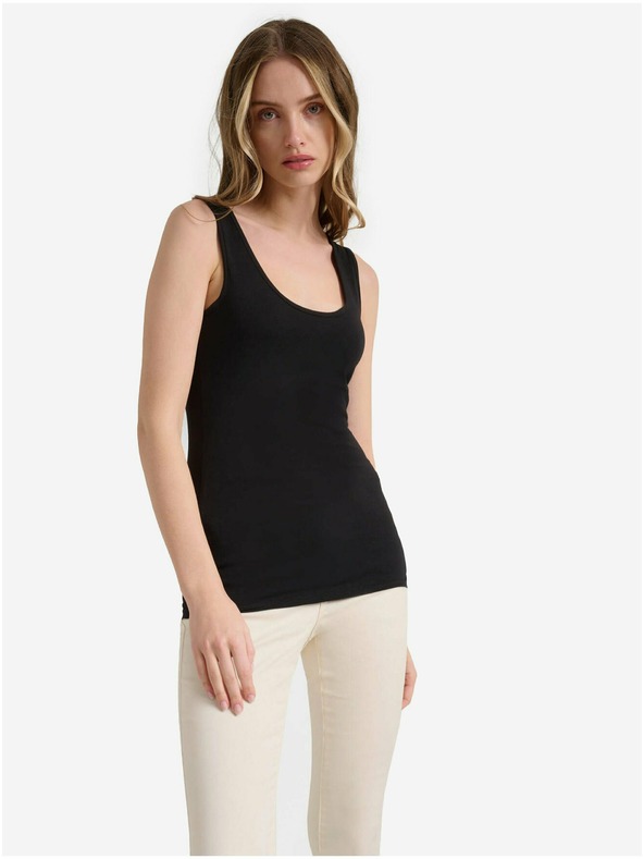 Orsay Črna basic majica brez rokavov ORSAY