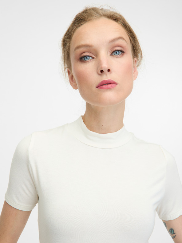 Orsay Bela ženska majica s kratkimi rokavi ORSAY