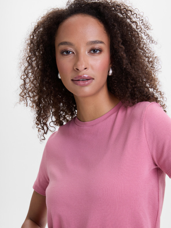 Orsay Rožnata ženska majica s kratkimi rokavi ORSAY