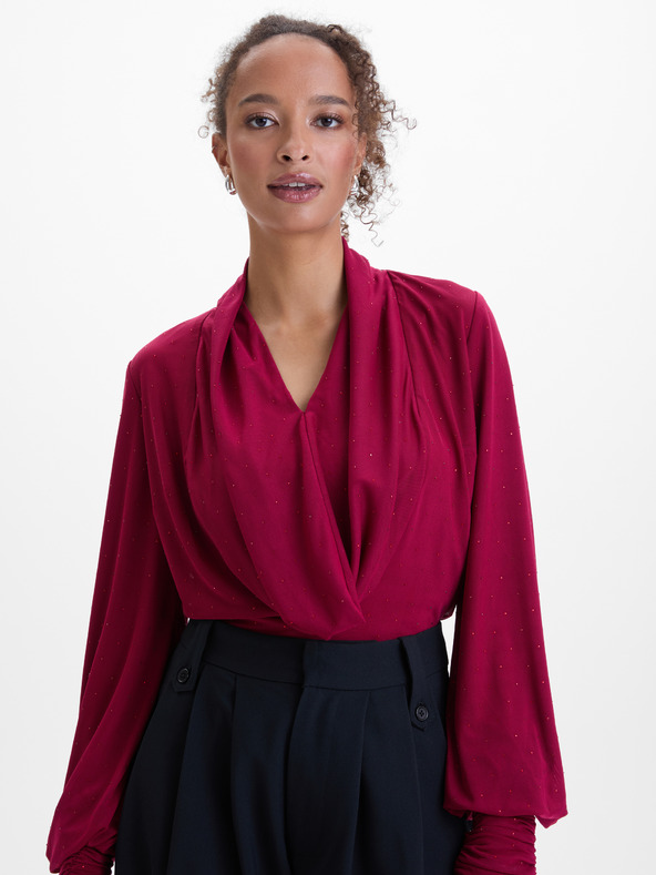 Orsay Vinasta ženska bluza z okrasnimi kamenčki ORSAY