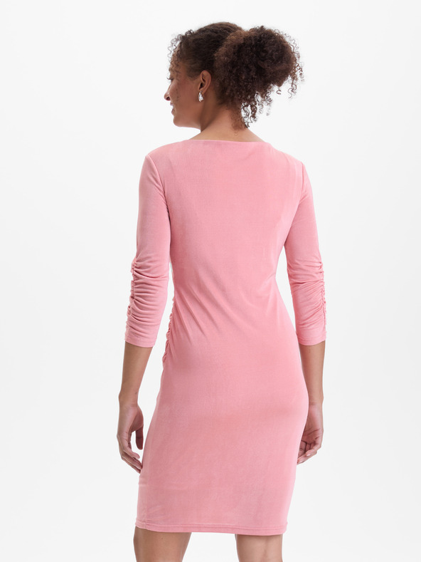 Orsay Svetlo roza ženska obleka do kolen ORSAY