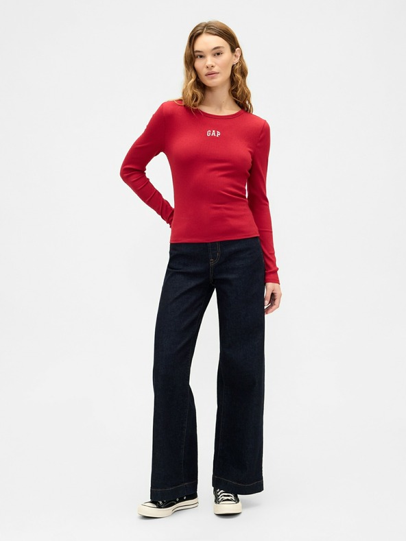 GAP Rebrasta majica z logom GAP