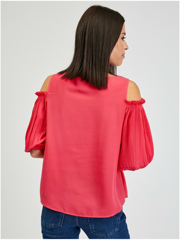 Orsay Temno rožnata ženska bluza ORSAY