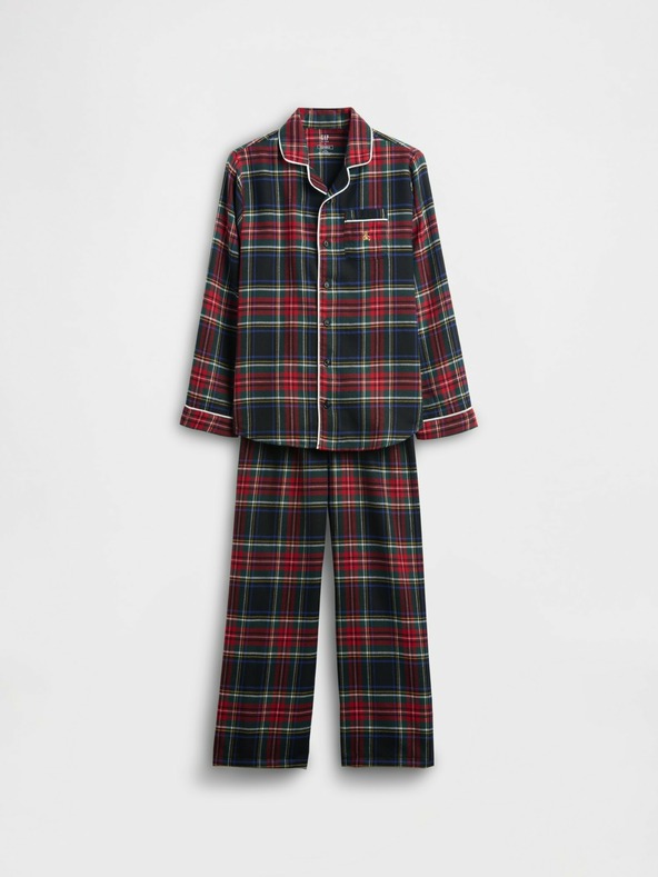 GAP Otroški pižama flanelni komplet Unisex GAP