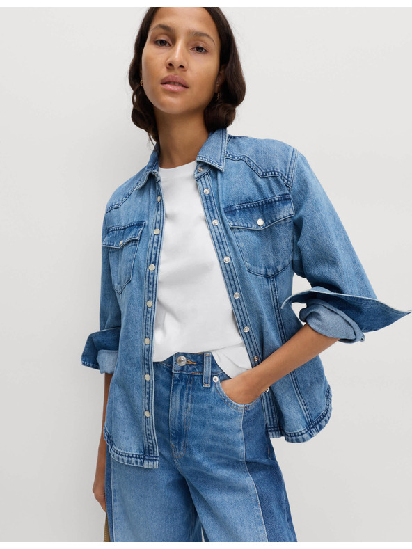 Marks & Spencer Bela Marks & Spencer ženska bombažna majica