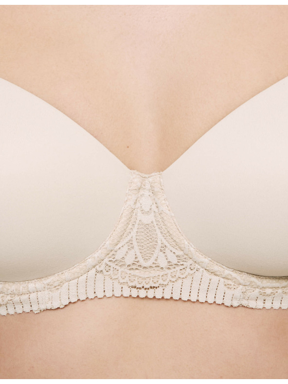 Marks & Spencer Body Soft™ gladek modrček s polnimi skodelicami, velikost 4,5 oz. A-E Marks & Spencer bež