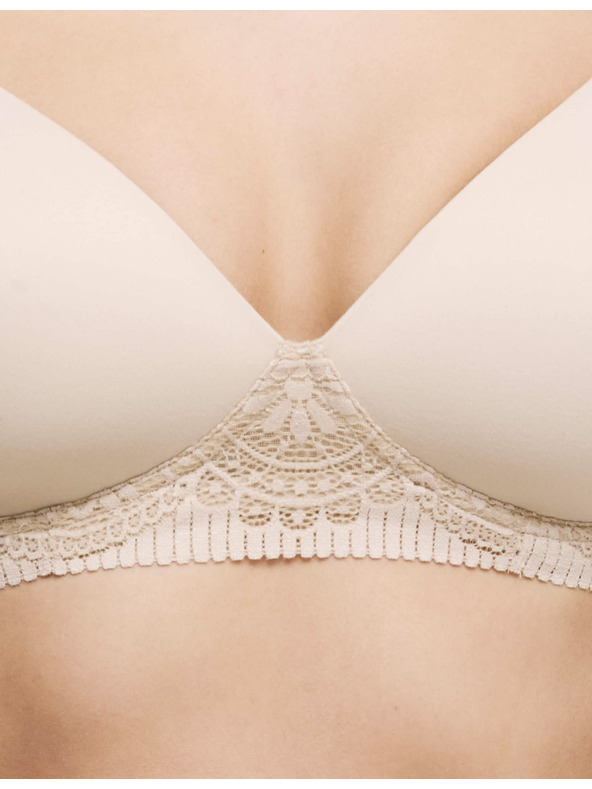 Marks & Spencer Body Soft™ modrček s polnimi skodelicami brez podložke, velikost 4,5 oz. A-E Marks & Spencer bež