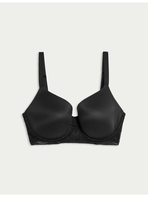 Marks & Spencer Črni ženski gladki modrček Body Soft™ Marks & Spencer