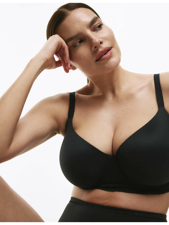 Marks & Spencer Črni ženski gladki modrček Body Soft™ Marks & Spencer