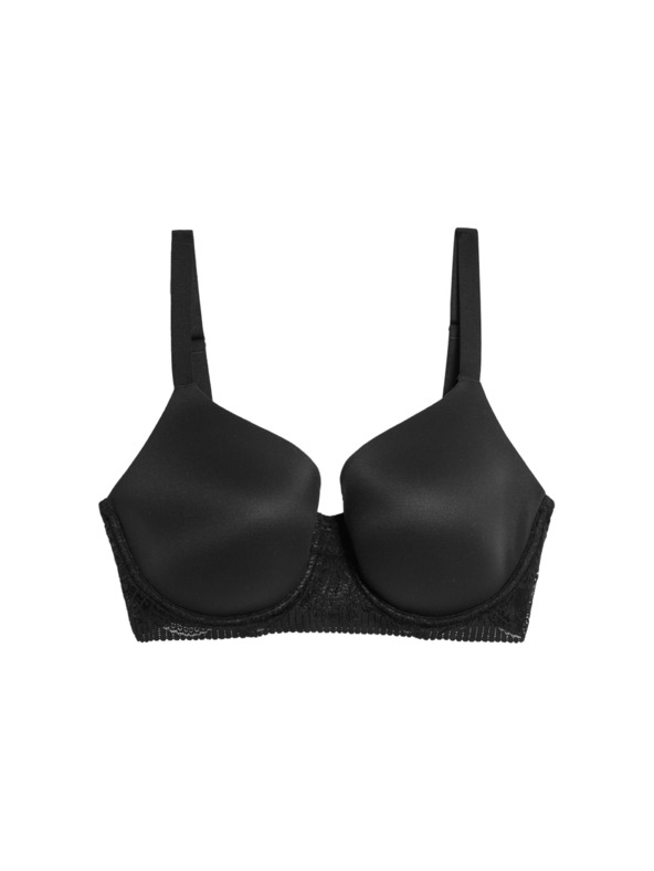 Marks & Spencer Črni ženski gladki modrček Body Soft™ Marks & Spencer