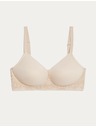 Marks & Spencer Modrček Smooth Body Soft™ s steznikom in polnimi skodelicami, velikost. F-H Marks & Spencer Beige