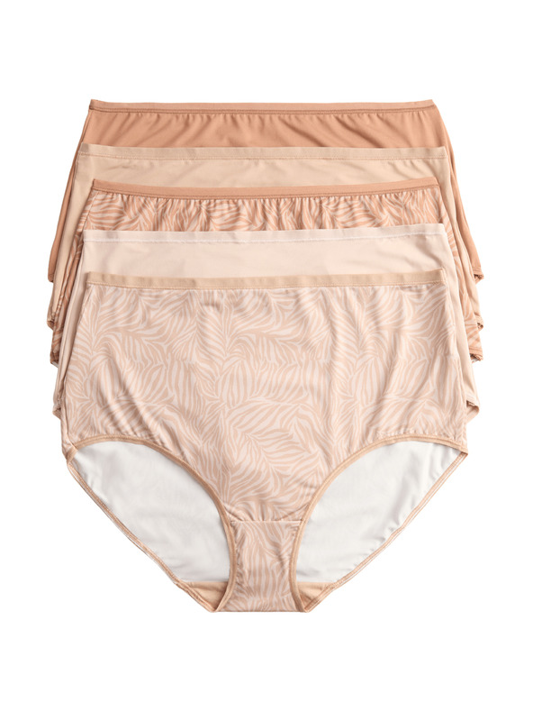 Marks & Spencer Hlačne nogavice za pas iz mikrovlaken, brez vidnega roba, 5 kosov v paketu Marks & Spencer