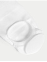 Marks & Spencer Nizke nogavice Marks & Spencer Cotton Trainer liner, komplet 4 parov bele barve