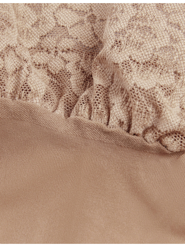 Marks & Spencer Komplet dveh parov ženskih mat samodržnih nogavic Marks & Spencer v telesni barvi 10 DEN