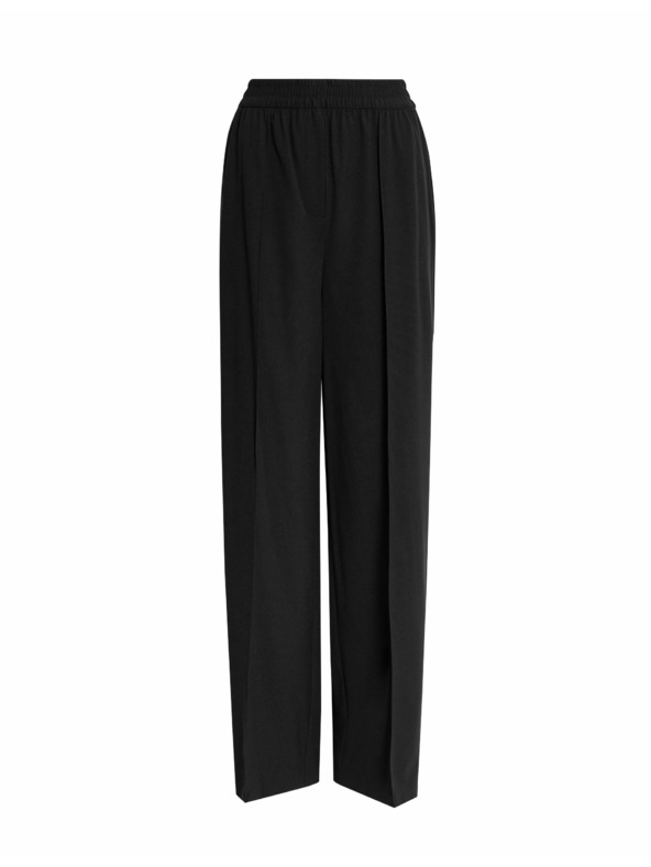 Marks & Spencer Črne ženske hlače s širokimi nogavicami Marks & Spencer