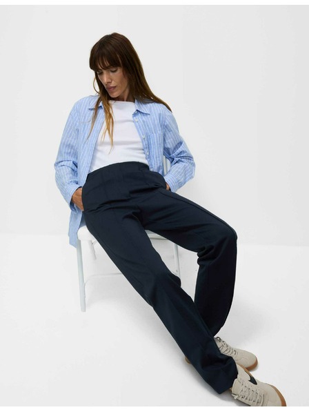 Marks & Spencer Temno modre ženske hlače Marks & Spencer