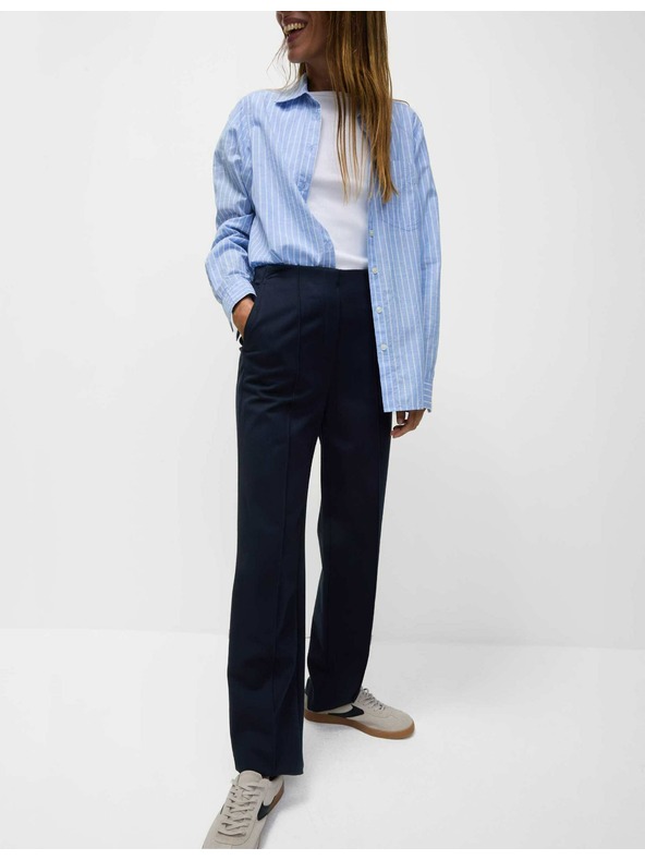 Marks & Spencer Temno modre ženske hlače Marks & Spencer