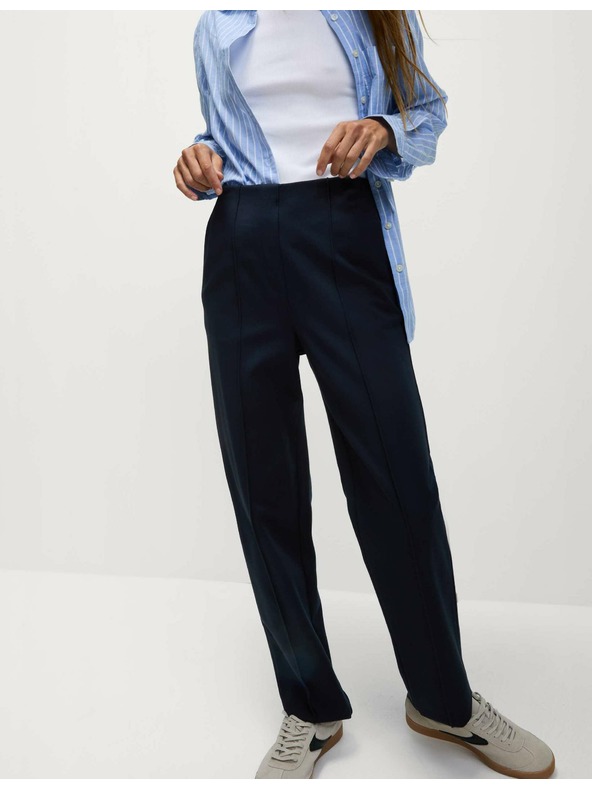 Marks & Spencer Temno modre ženske hlače Marks & Spencer