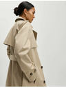 Marks & Spencer Bež ženski dolg plašč s pasom Marks & Spencer