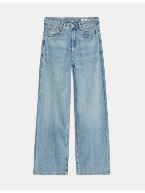 Marks & Spencer Svetlomodre ženske kavbojke s širokim pasom Marks & Spencer