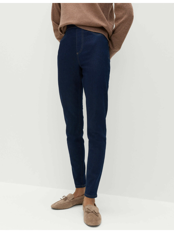 Marks & Spencer Marks & Spencer Temno modri ženski jegingi z visokim pasom