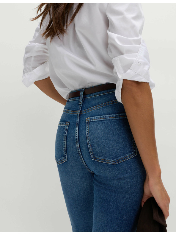 Marks & Spencer Ženske modre raztegnjene kavbojke Marks & Spencer