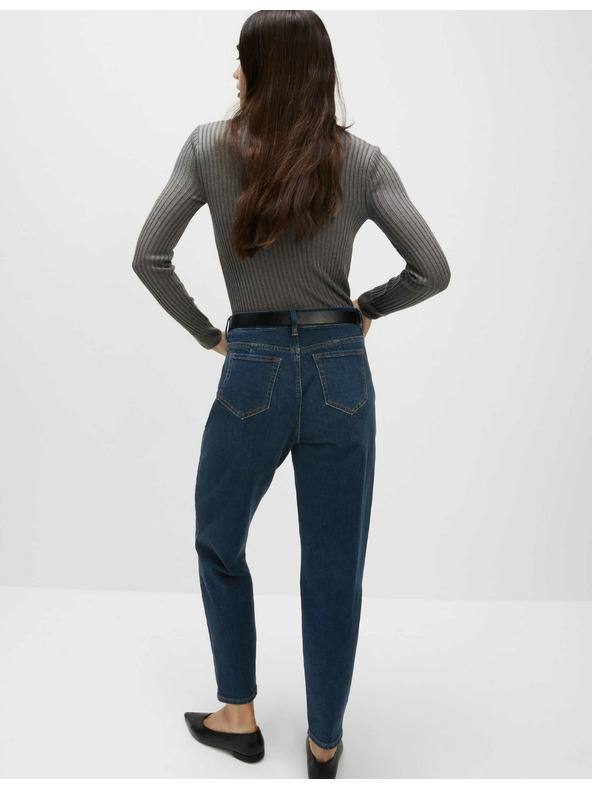 Marks & Spencer Kavbojke Mom z visokim pasom Marks & Spencer mornarsko modre barve