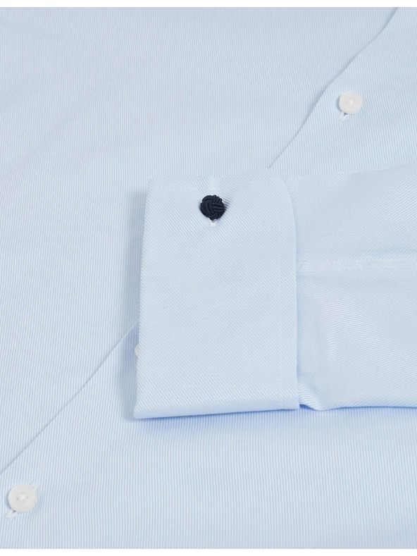 Marks & Spencer Rahlo prilegajoča se srajca iz razkošnega bombaža z dvojno manšeto Marks & Spencer