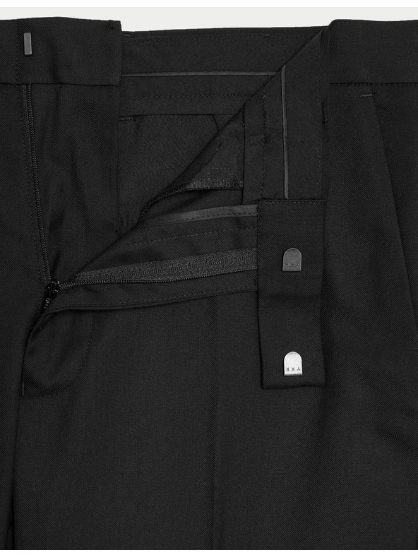 Marks & Spencer Črne moške formalne hlače Marks & Spencer